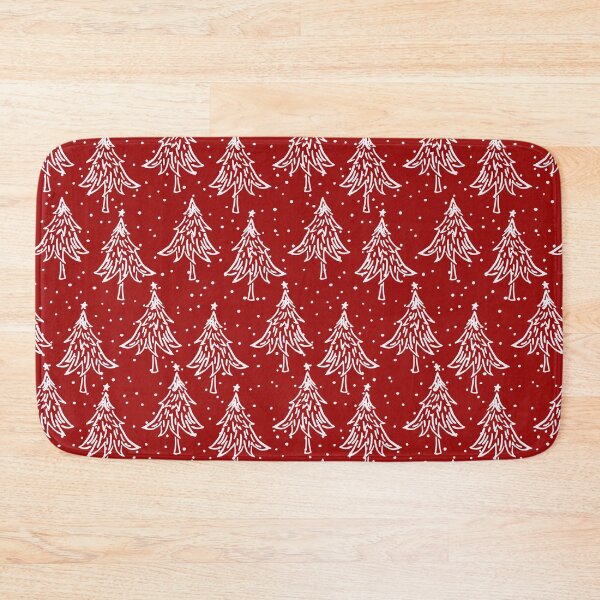 Item preview, Christmas tree winter festive pattern designed and sold by Pattern-ify.