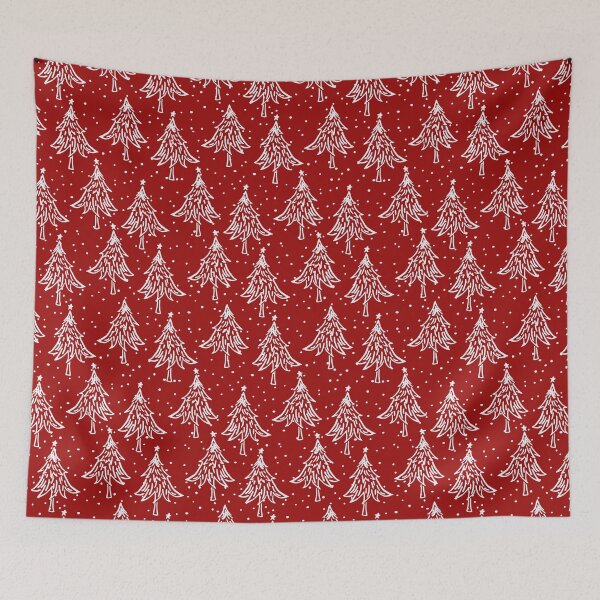 Item preview, Christmas tree winter festive pattern designed and sold by Pattern-ify.
