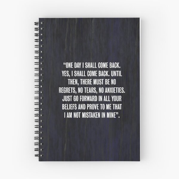 Item preview, One day I shall come back. designed and sold by TheGenesisArk.