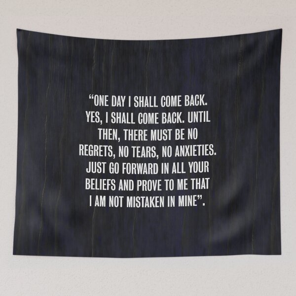 Item preview, One day I shall come back. designed and sold by TheGenesisArk.