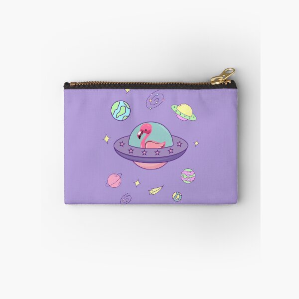 Item preview,  Flamingo youtube Flamingo Plush, flamingo in a cute spaceship surrounded by planets and stars , sticker pack  designed and sold by SGS-.