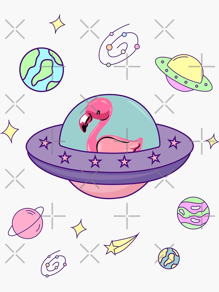 " Flamingo youtube Flamingo Plush, flamingo in a cute spaceship