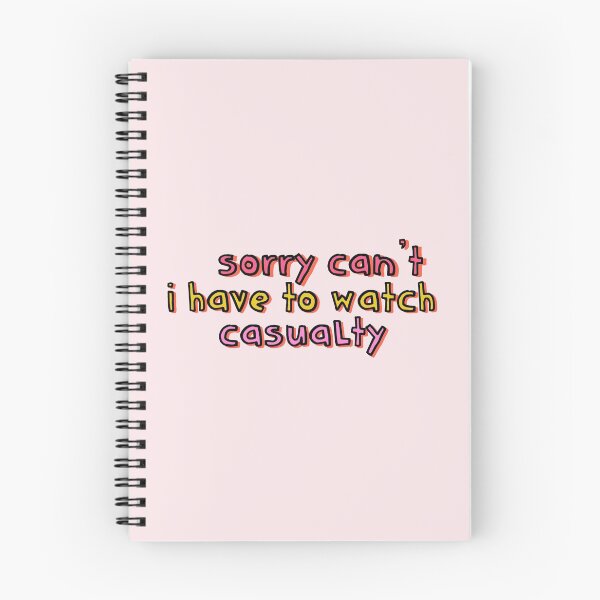 Item preview, Sorry Can't I Have to Watch Casualty designed and sold by holbytv.