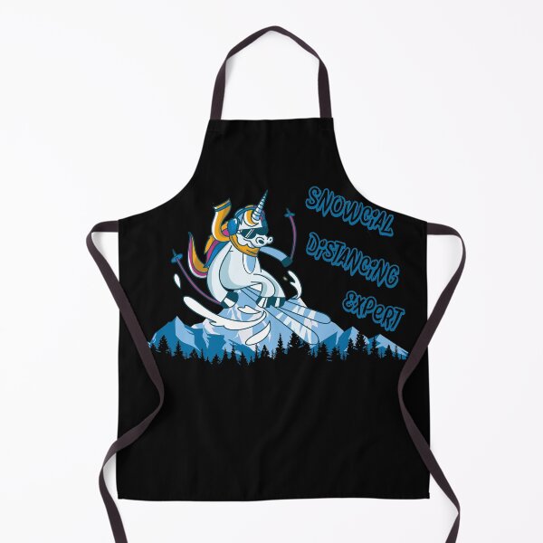 Item preview, Snowcial Distancing Expert Skiing Unicorn Mountain designed and sold by OmmeDesigns.