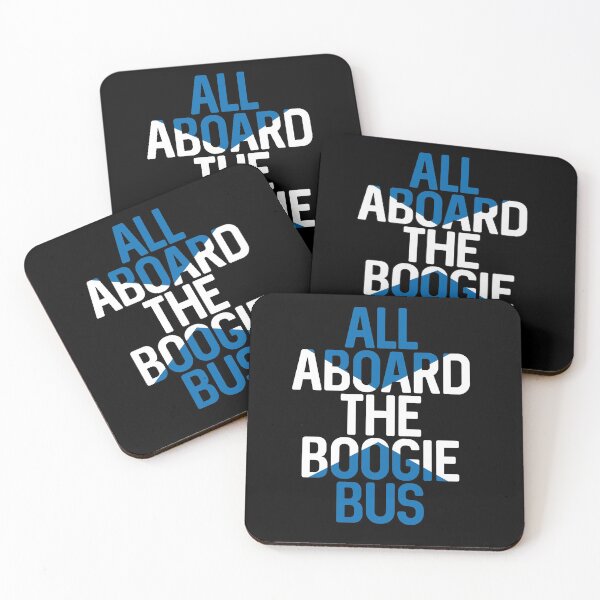 Item preview, All Aboard The Boogie Bus, Scottish Saltire Football Slogan Design designed and sold by MacPean.