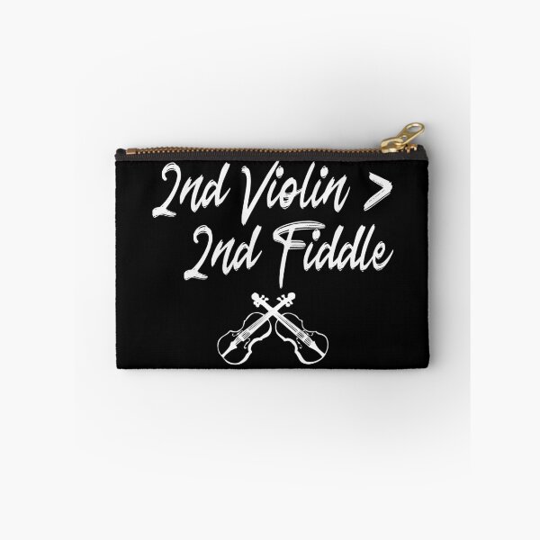 Item preview, Second violin > Second fiddle | Clever pun for violinists, musicians, conductors designed and sold by DeliriousSteve.