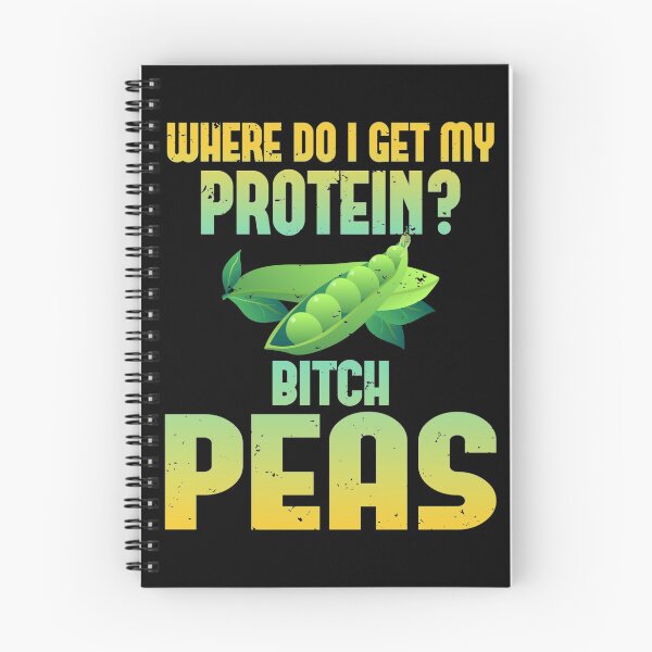 Item preview, Vegano ¿Dónde obtengo mis proteínas? Guisantes Perra designed and sold by AllFourUs.