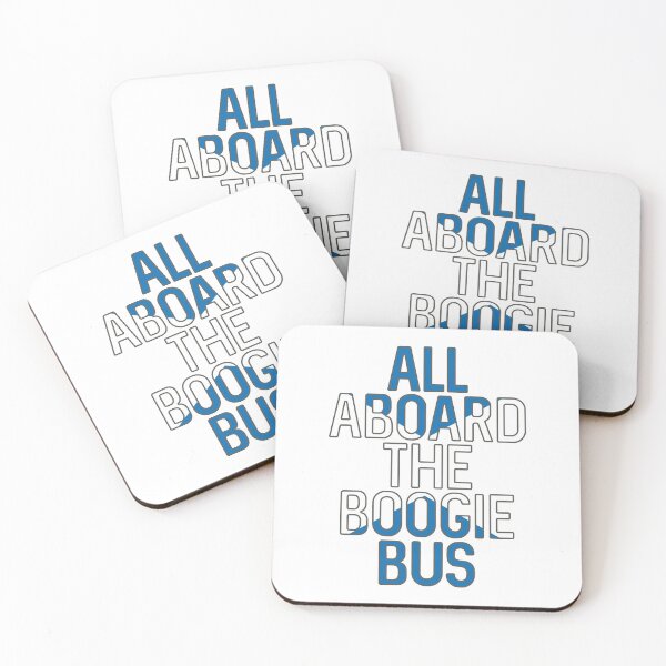 Item preview, All Aboard The Boogie Bus, Scottish Saltire Football Slogan Design designed and sold by MacPean.