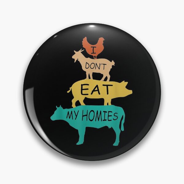 Item preview, Vegan I Don't Eat My Homies designed and sold by AllFourUs.