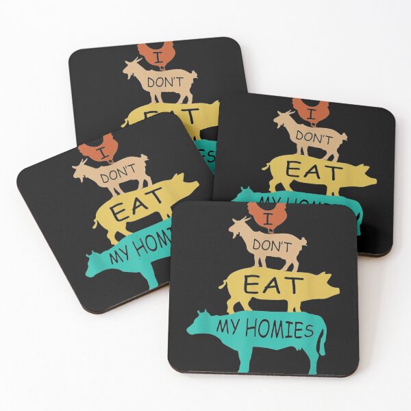 Item preview, Vegan I Don't Eat My Homies designed and sold by AllFourUs.