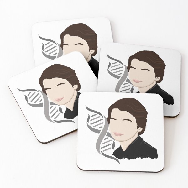 Item preview, Rosalind Franklin designed and sold by Elizabeth Rayes.