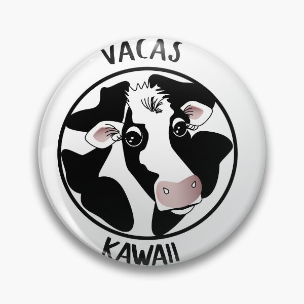 Item preview, VACAS KAWAII WORDS AND SPOTS ON A CIRCLE designed and sold by Graykat.