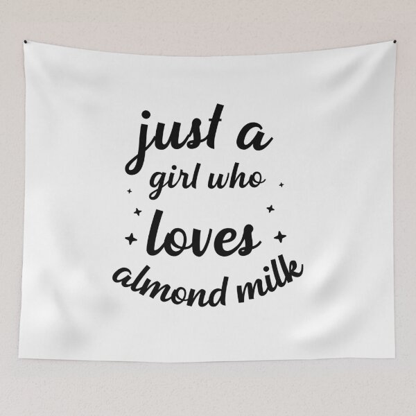 Artikelvorschau, JUST A GIRL WHO LOVES ALMOND MILK entworfen und verkauft von noahs-shop.