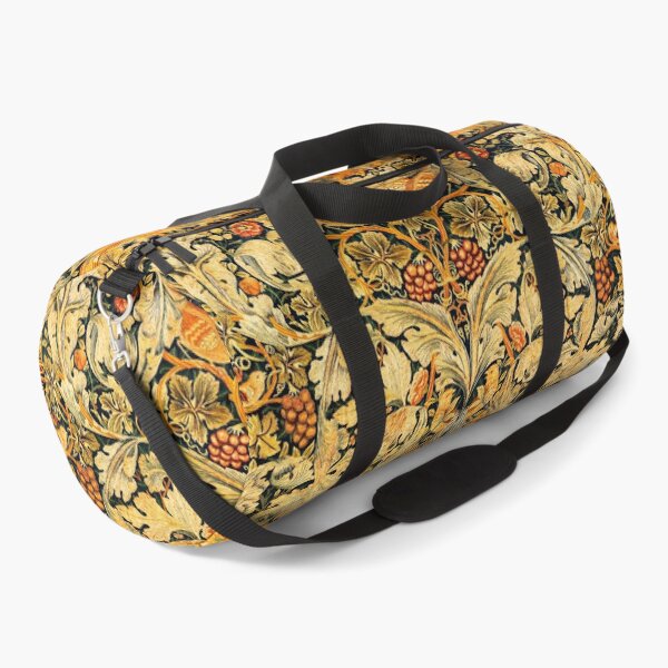 Item preview, BIRDS ON ACANTHUS LEAVES ,ROSES ,VINE AND GRAPES IN ORANGE YELLOW, Art Nouveau Floral designed and sold by BulganLumini.