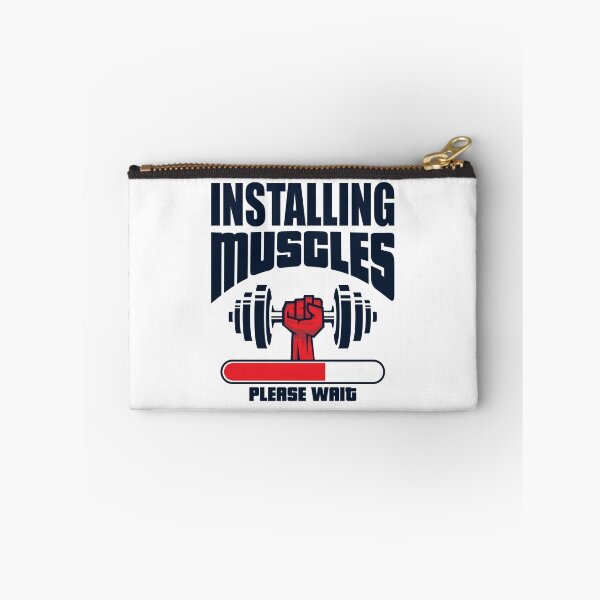 Item preview, Installing Muscles Please Wait - Funny Gym designed and sold by motivationaltee.