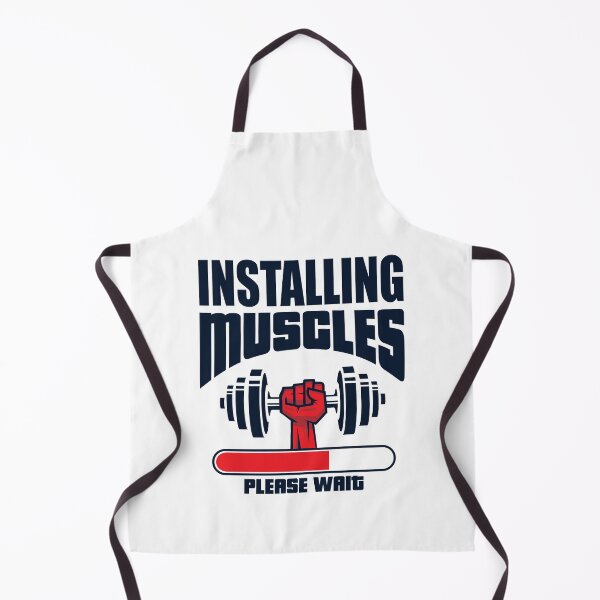 Item preview, Installing Muscles Please Wait - Funny Gym designed and sold by motivationaltee.