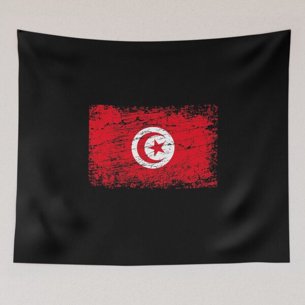 Item preview, Tunisia Tunisian flag flag used look designed and sold by GeogDesigns.