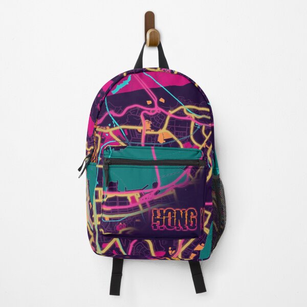 Item preview, Hong Kong Synthwave Map designed and sold by Showstroopart Christian Velazquez.
