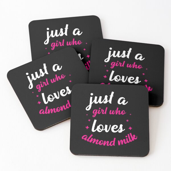 Artikelvorschau, JUST A GIRL WHO LOVES ALMOND MILK entworfen und verkauft von noahs-shop.