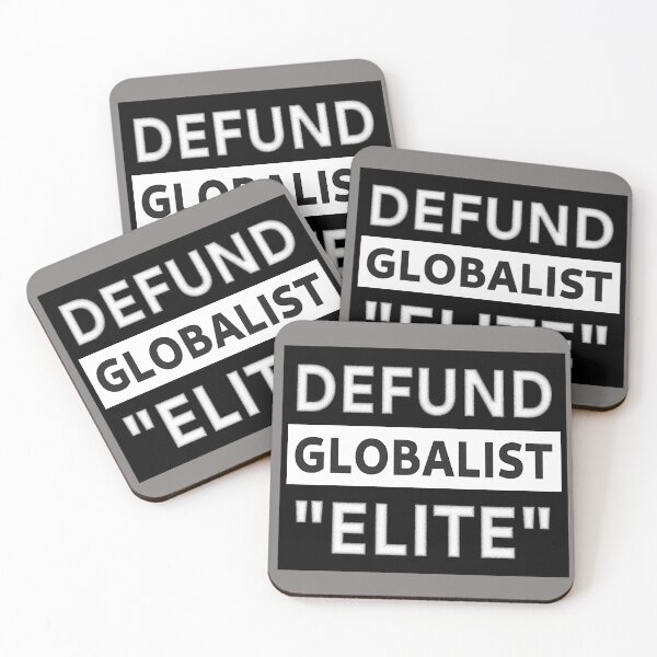Item preview, Defund Globalist "Elite" designed and sold by SolarCross.