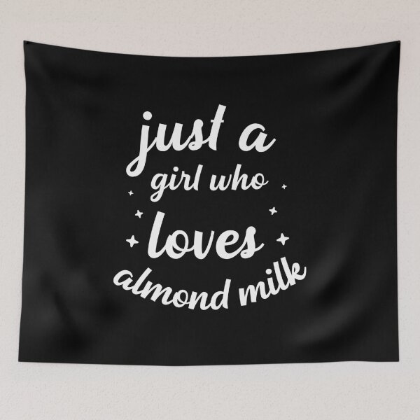 Artikelvorschau, JUST A GIRL WHO LOVES ALMOND MILK entworfen und verkauft von noahs-shop.