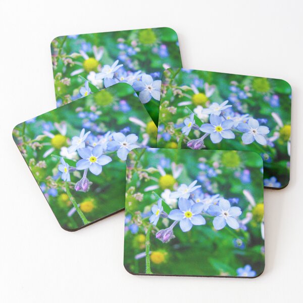 Item preview, Blue flowers designed and sold by keisthard.