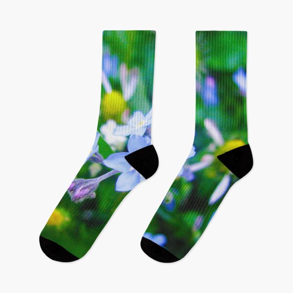 Item preview, Blue flowers designed and sold by keisthard.