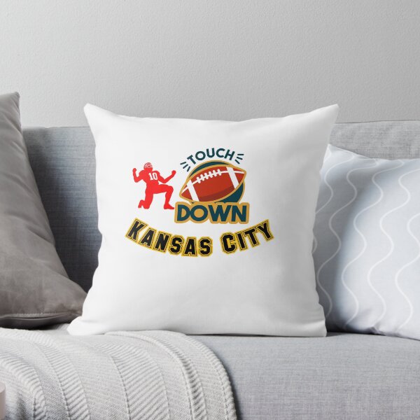 Kansas City Football Lover Throw Pillow