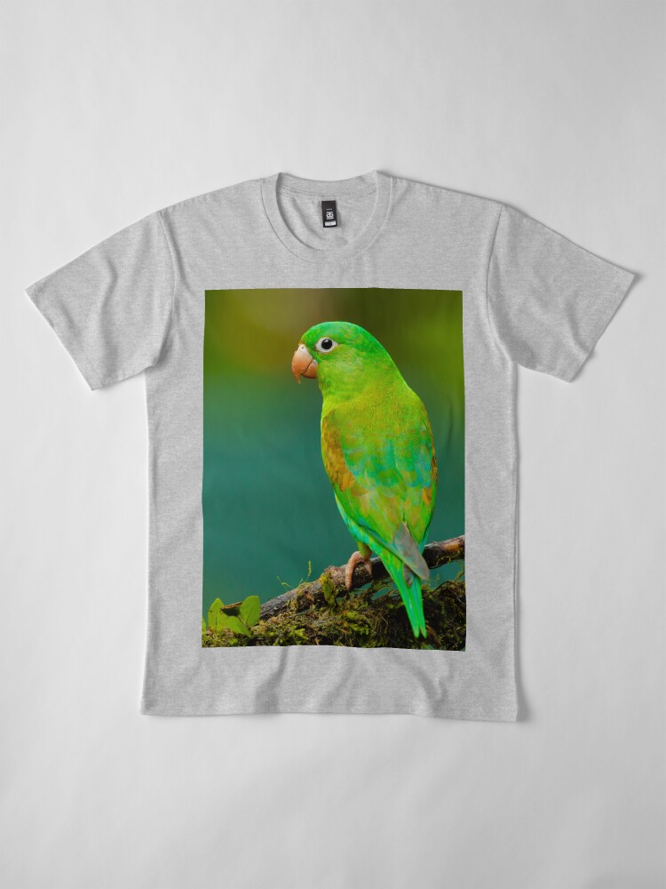 Parrot green discount t shirt