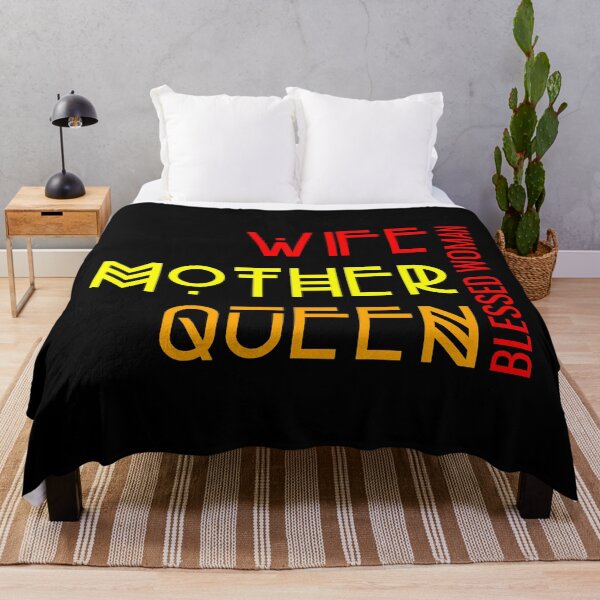 Item preview, Wife Mother Queen Blessed Woman designed and sold by Luvjesus2.