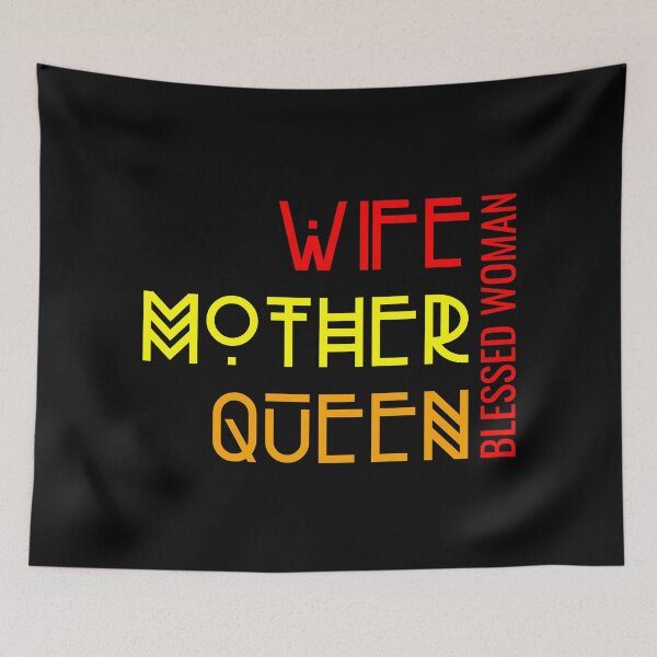 Item preview, Wife Mother Queen Blessed Woman designed and sold by Luvjesus2.