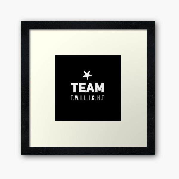 Item preview, Team Twilight Saga white Text designed and sold by MerciMe.
