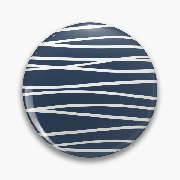 Artikelvorschau, Wave, Geomatric Line Pattern, Boho Style, Abstract Lines, Blue and White entworfen und verkauft von meggydesigns.