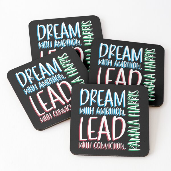 Item preview,  KAMALA HARRIS- Dream with Ambition Quote (Victory Speech)  designed and sold by HeraAndKosmos.