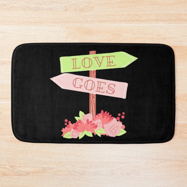 Item preview, "Love Goes" sign designed and sold by campfiredesigns.
