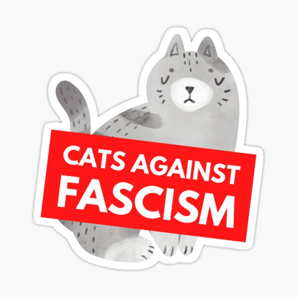 Artikel-Vorschau von Katzen gegen Faschismus, designt und verkauft von mydoodlesateme.