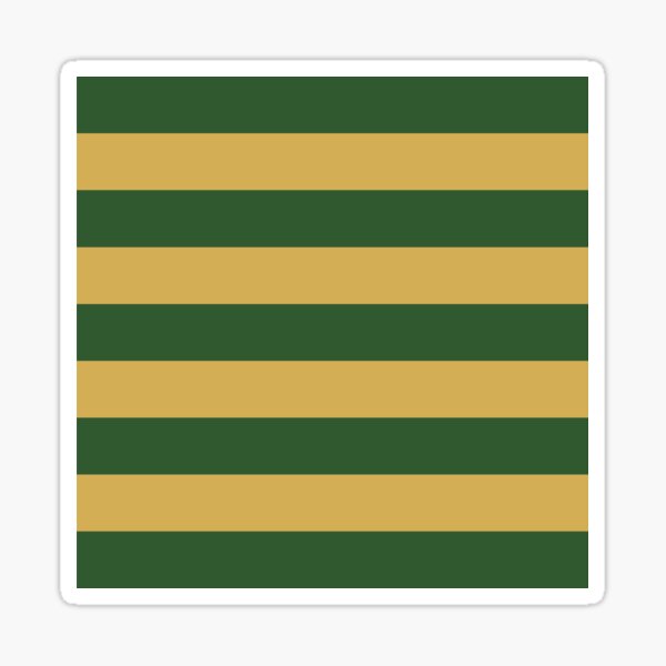 Item preview, Medium PINE GREEN and GOLD Horizontal STRIPES designed and sold by RachelMacht.