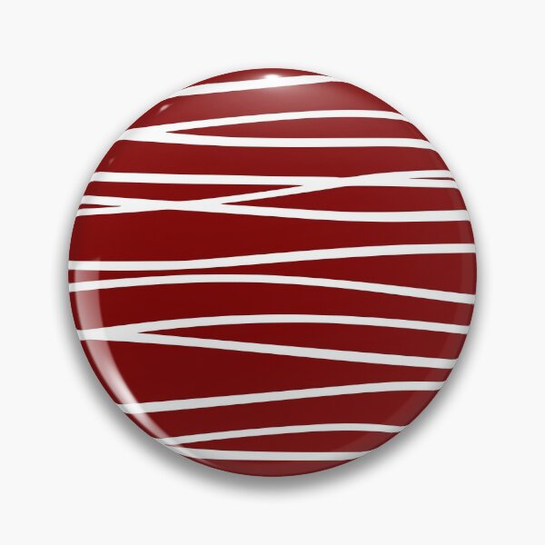 Artikelvorschau, Wave, Geomatric Line Pattern, Boho Style, Abstract Lines, Red and White entworfen und verkauft von meggydesigns.