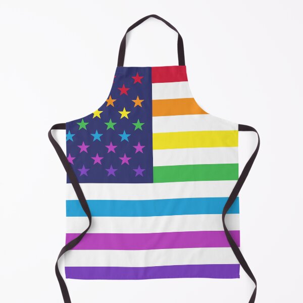 Item preview, USA rainbow flag designed and sold by MisterMacadamia.