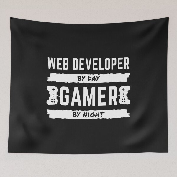 Item preview, Web Developer By Day - Gamer By Night designed and sold by GamerGetup.