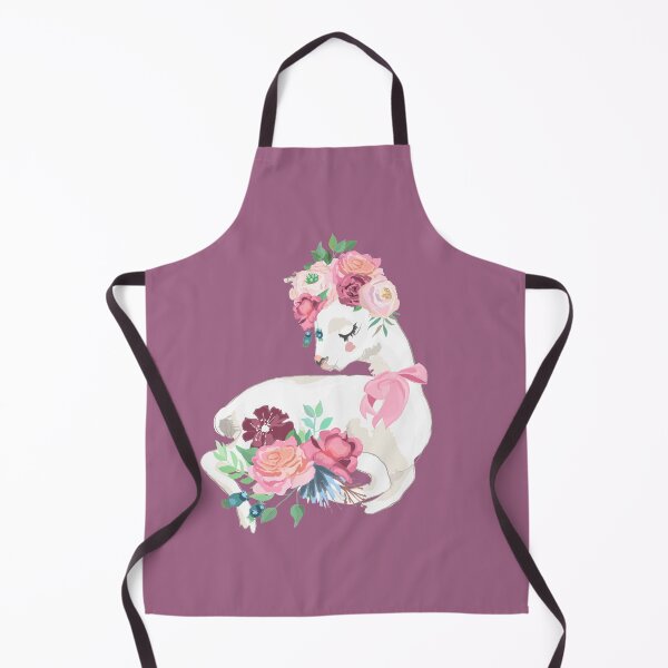 Item preview, Floral llama designed and sold by Lorie Data.