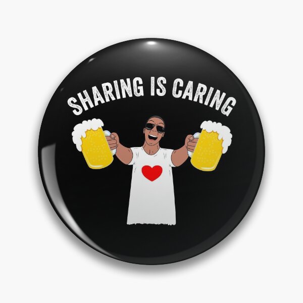 Item preview, Sharing Is Caring I'm Happy When I Can Drink A Beer designed and sold by Paulina Vanlife.