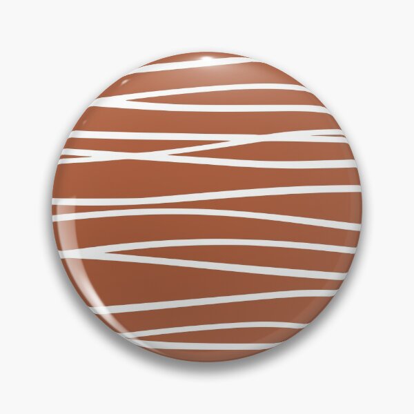 Artikelvorschau, Wave, Geomatric Line Pattern, Boho Style, Abstract Lines, Terracotta and White entworfen und verkauft von meggydesigns.