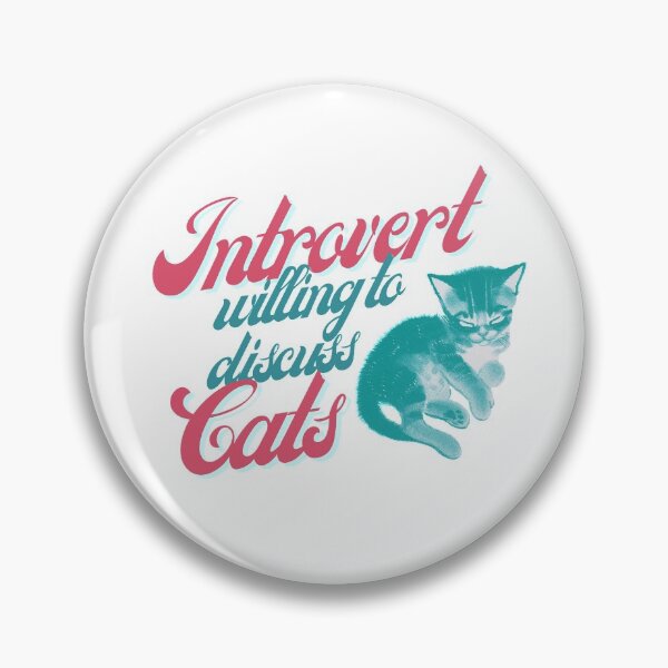 Item preview, Introvert Cat Lover designed and sold by jancini.