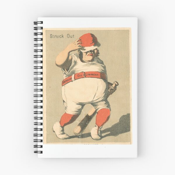 Item preview, Vintage Baseball Card "Struck Out" designed and sold by reddkaiman.