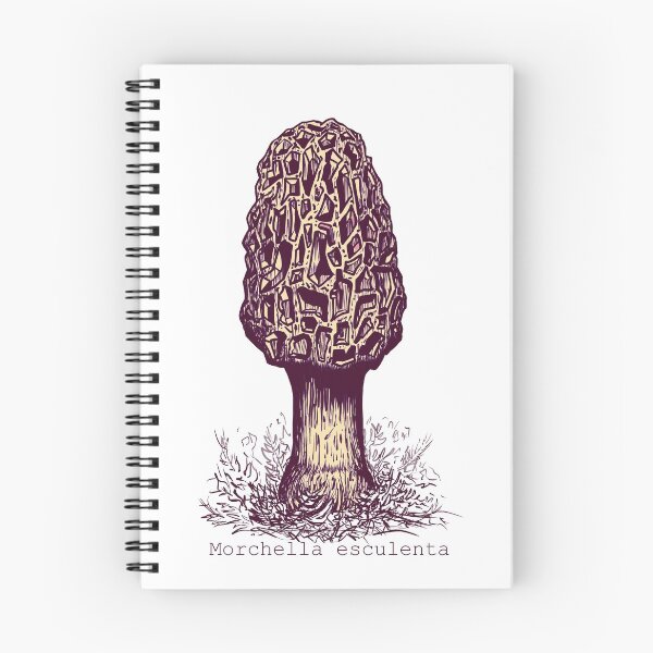 Item preview, The Mystical Morel Mushroom in Sepia Tone designed and sold by mserido.