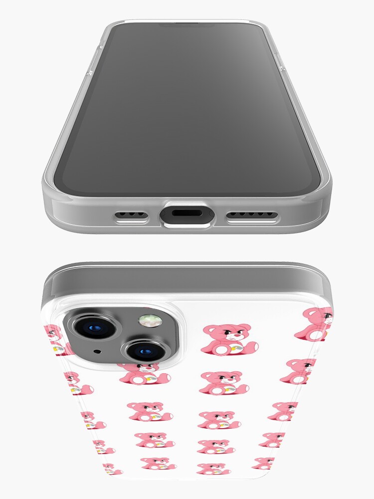 Alternate view of pistola bear mcfly 2020 print young dumb thrills white bg iPhone Case