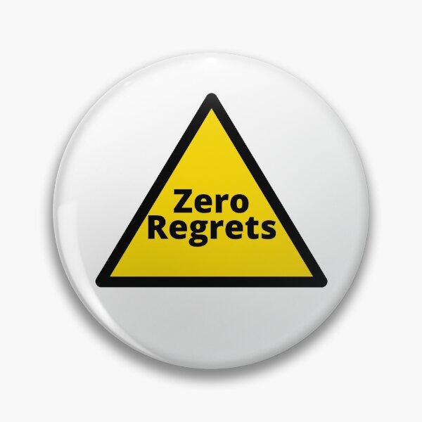 Item preview, Zero regrets | Zero regrets! cool sign design designed and sold by Flow-Store.