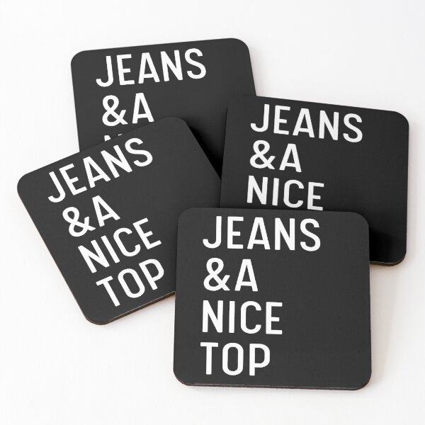 Item preview, Jeans and a Nice Top | Fashion | Outfit | OOTD | Typography designed and sold by itsokaybyme.