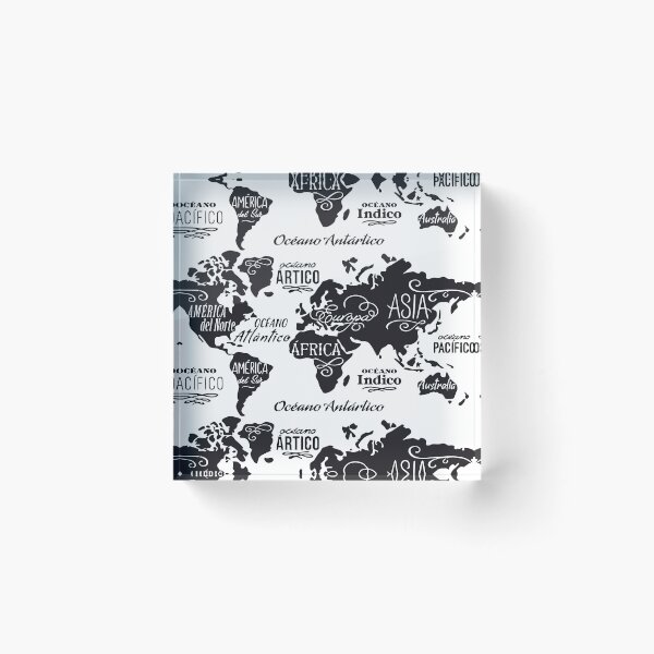 Item preview, World Continents Map designed and sold by endi318.